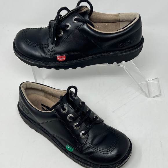 Kickers shoes black size UK 3 - Picture 2 of 10